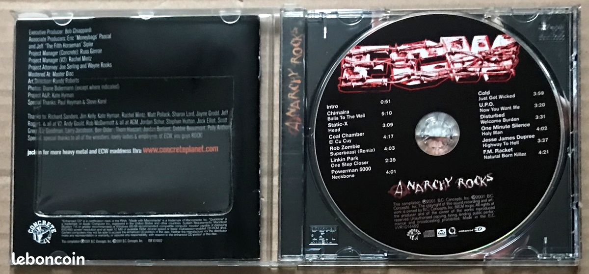CD - Various Artists : ECW Anarchy Rocks (image 3)