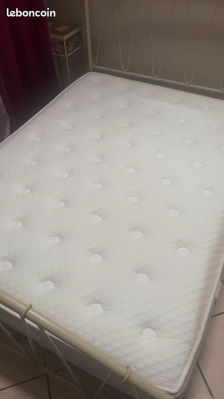 Lit + sommier + matelas (image 6)