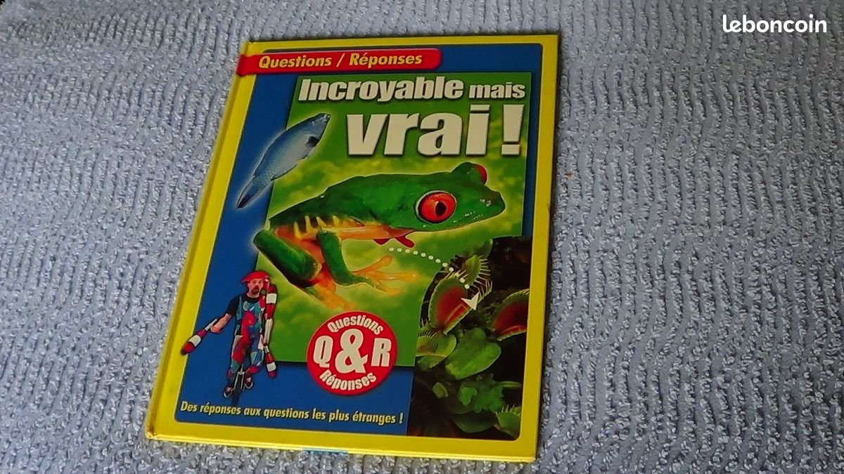 9L02 24 Livre Question Réponse « Incroyable mais vrai » (image 1)