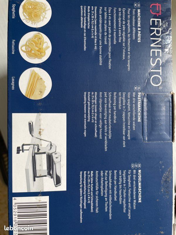 Presse manuelle pour pâtes Leonardo
