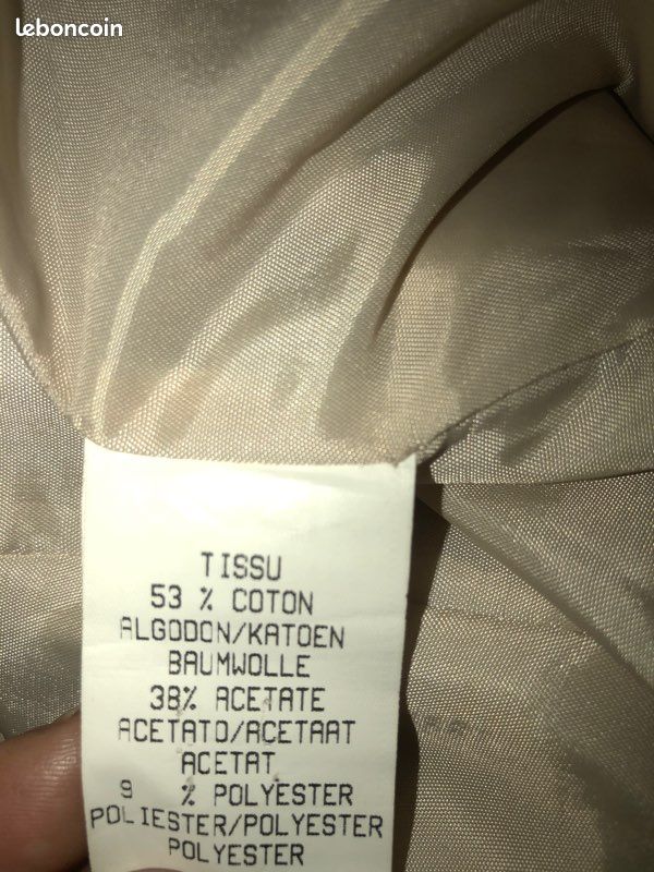 Robe et veste beige taille 36 (image 9)