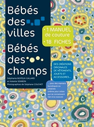 Livre de couture Bébés des villes Bébés des champs (image 1)