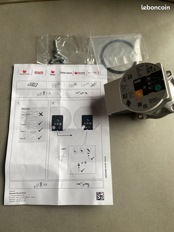 Circulateur Vaillant VP6-ZE (Grundfos) – Pompe Chaudière Occasion Garantie