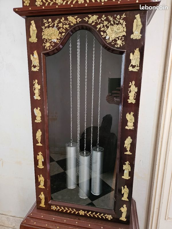 Pendule chinoise laquée (image 3)