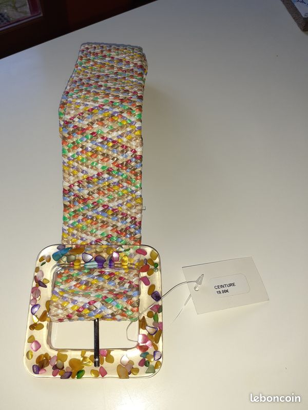 Ceinture femme multi couleurs (image 1)