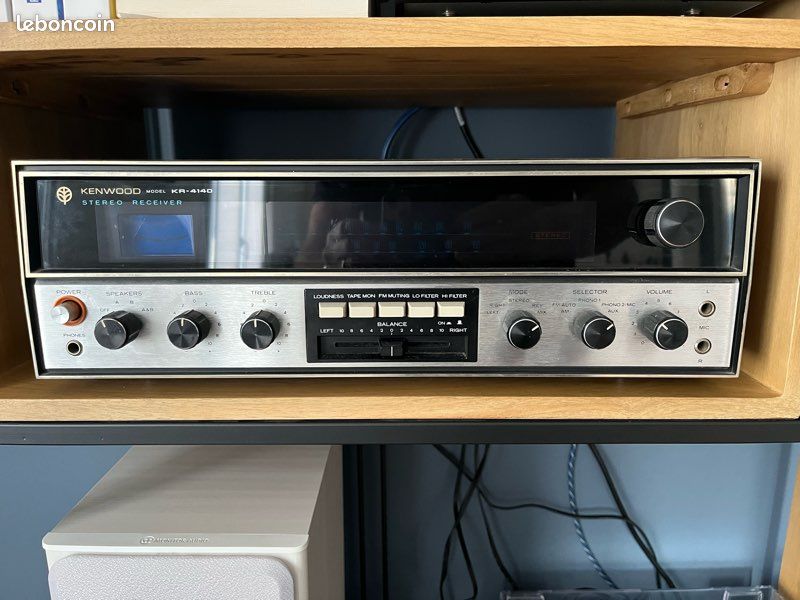 KENWOOD KR-4140 Récepteur Stéréo AM/FM Vintage Japonais - Fonctionnel - Livraison Offerte