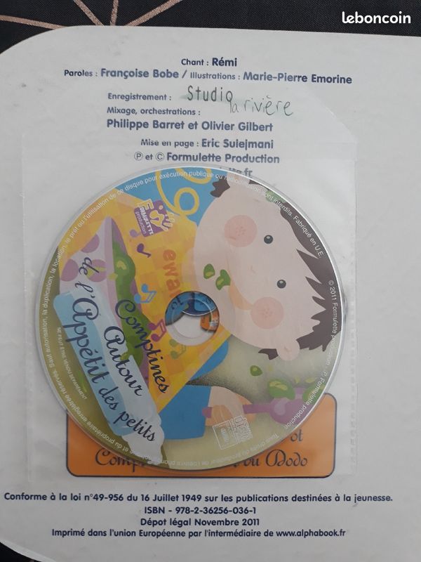 Livre + CD Comptines autour de l appetit des petits (image 3)