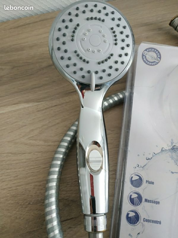 Pommeau de douche et flexible (image 2)