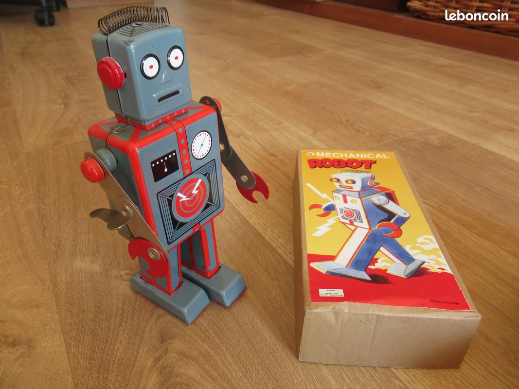 B772 Jouet Ancien Planet Robot TR2022 Chine Robot Tôle Mécanique Clé