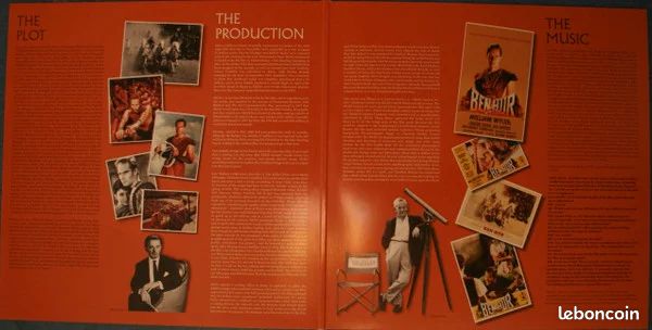 Miklós Rózsa ‎– Ben-Hur (Original Motion Picture Soundtrack). 1 vinyle neuf scellé (image 4)