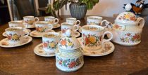 Tasse et soucoupe vintage Villeroy & Boch, joli motif Summer Day avec des fleurs, en excellent état ! - France