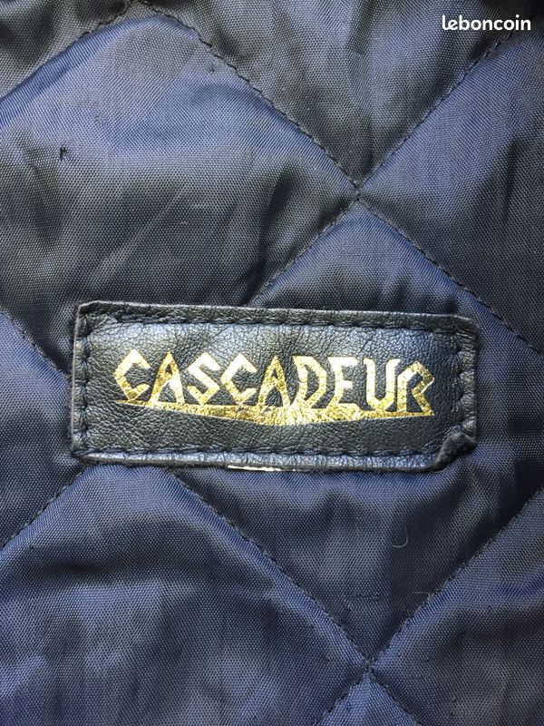 Veste moto vintage femme Cascadeur (image 2)