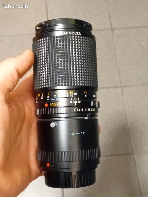 Minolta MD 4,0/100 Objectif Macro - 100Mm F/4 Objectif Macro