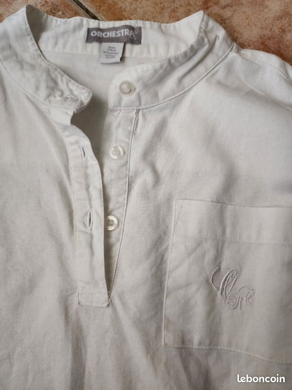 Chemise cérémonie T 10 ans (image 2)