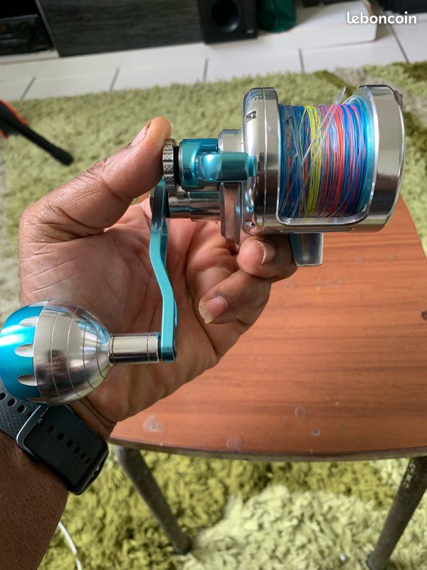 COMBO NEUF 350 Slow jig Mitsio + Moulinet casting TOP LINE remplis de tresse WFT Merci de me contacter sur le Vauclin (image 1)