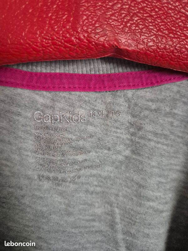 Pull Gris Gapkids Pour Fille 10-11 Ans - Occasion En Très Bon état - Style Jumper
