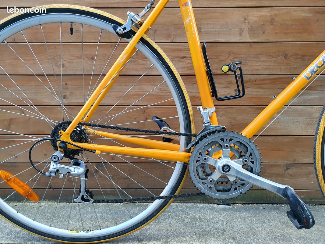 Cadre Vélo Route Vintage Années 80 Chromoly - Taille 540mm - Occasion Bon État - Import Japon