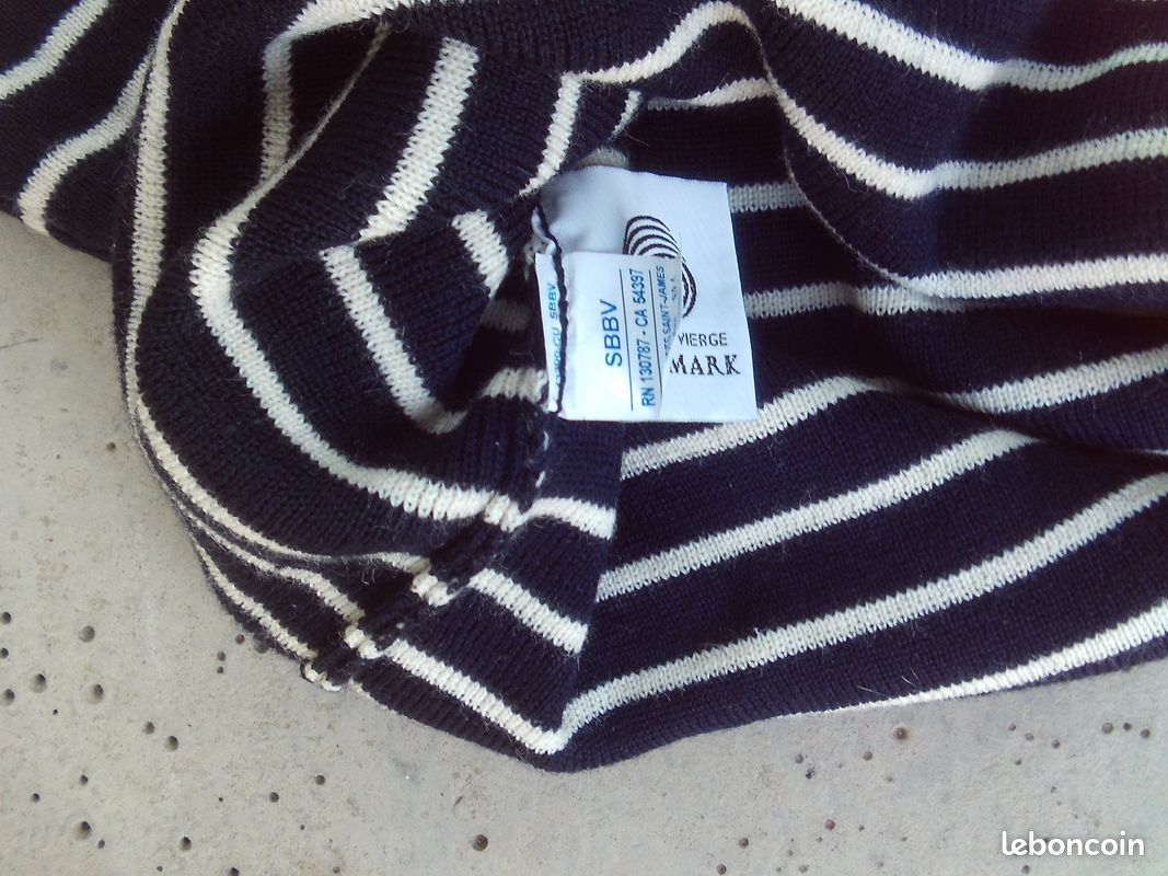 Pull marinière Saint James Marine Nationale made in France (image 5)