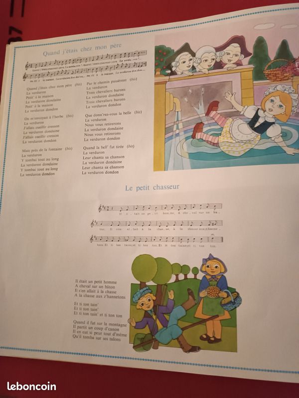 33 tours " Chansons dorées de notre enfance " (image 3)