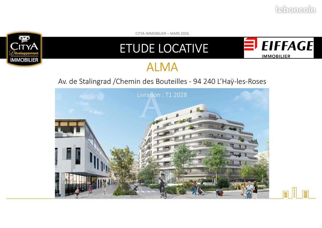 Appartement 4 pièces 89 m² · à L'Hay-les-Roses · 89 m² · 549 478 €