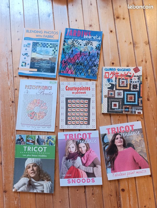 👉 Lot de 25 coupons de tissus + 1livre gratuit. Patchwork. Loisirs créatifs (image 8)