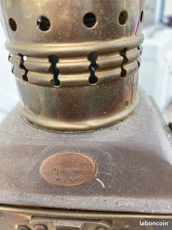 Lampe marine laiton vieilli (image 4)