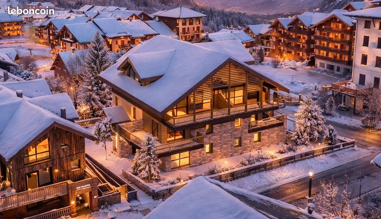 NOUVEAU* Appartement T4 - Chalet Hickory - Centre station - Skis aux pieds