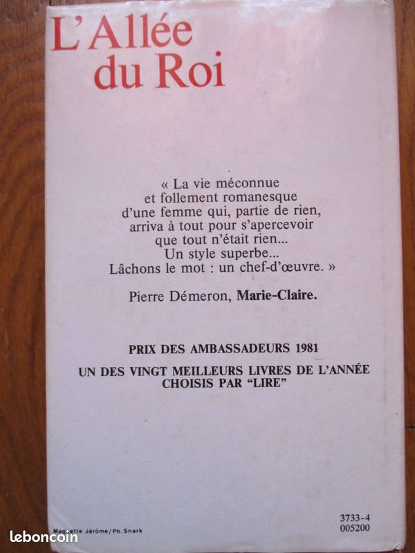 L'allée du Roi de Françoise Chandernagor (image 2)