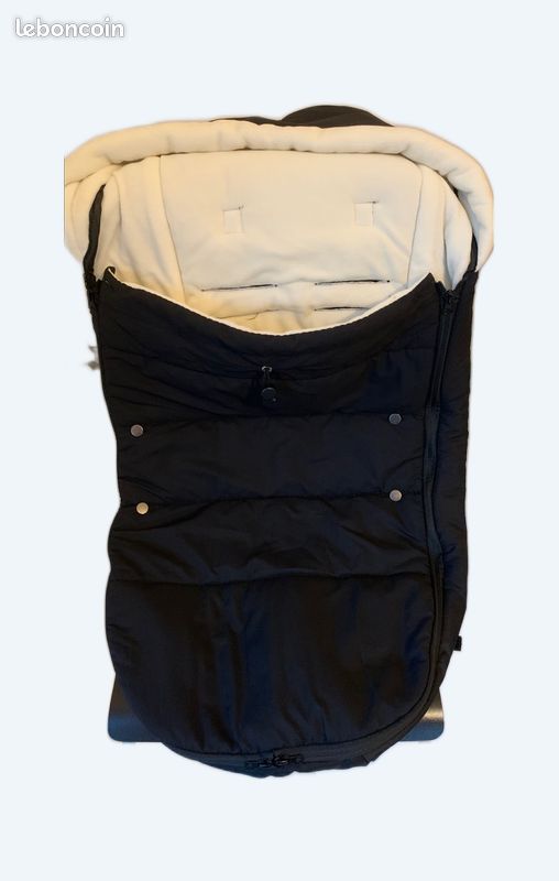 Chancelière Universelle Poussette - Polaire Chaude Et Imperméable - Compatible Babyzen YOYO2 - Noir