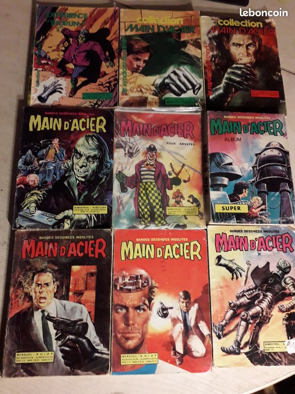 MAIN D'ACIER bd pf ancienne année 60 70 DIVERS N° (image 1)