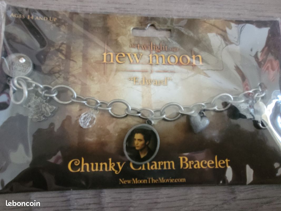 Bracelet The Twilight Saga New Moon Chunky Charm Edward - NECA 2010 - Neuf (image 5)