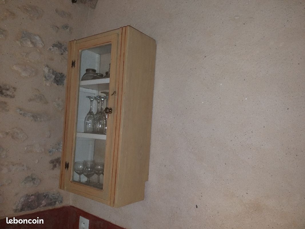 Meuble vitrine 42 x 20 H 76 (image 3)