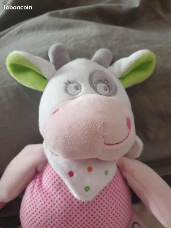 Peluche d'activité vache mots d'enfants (image 3)