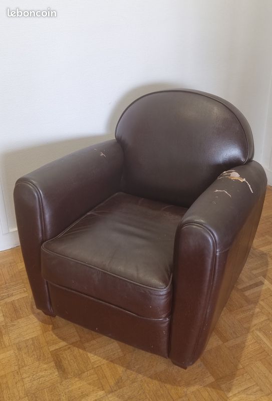 Fauteuil Club en Cuir (image 3)