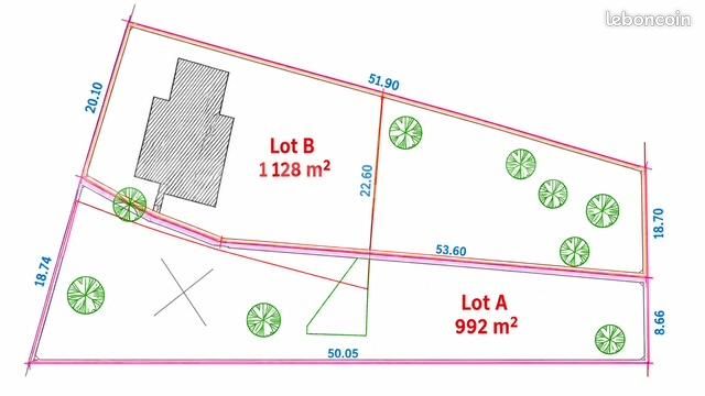 Terrain 992 m² · à Annet-sur-Marne · 252 000 €