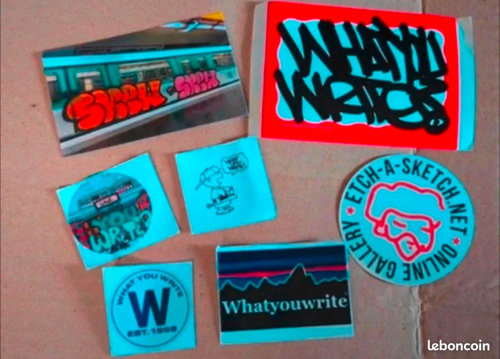 Lot stickers skew whatyouwrite graffiti street art (image 1)