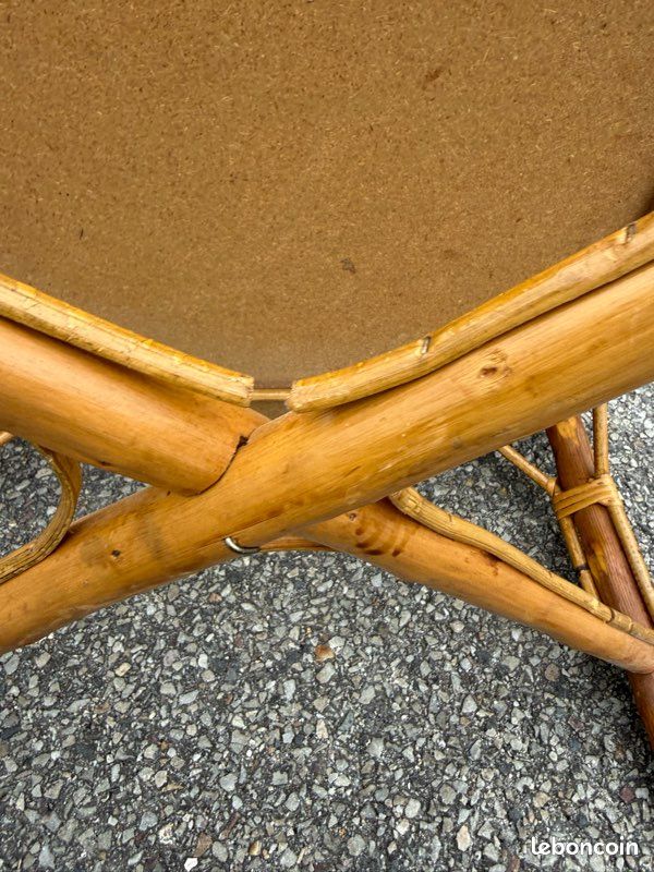 Table basse en rotin (image 9)