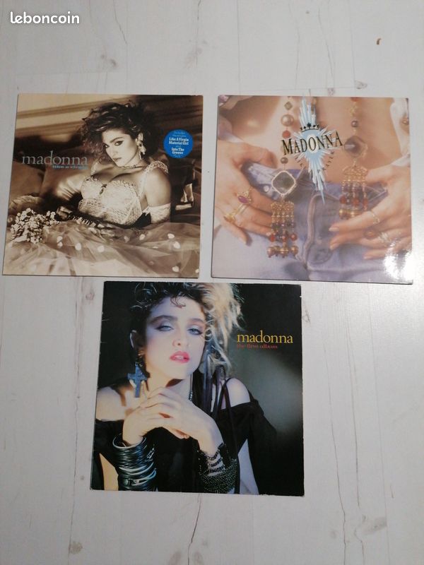 Lot disque 33t 3 albums de madonna voir photo (image 1)