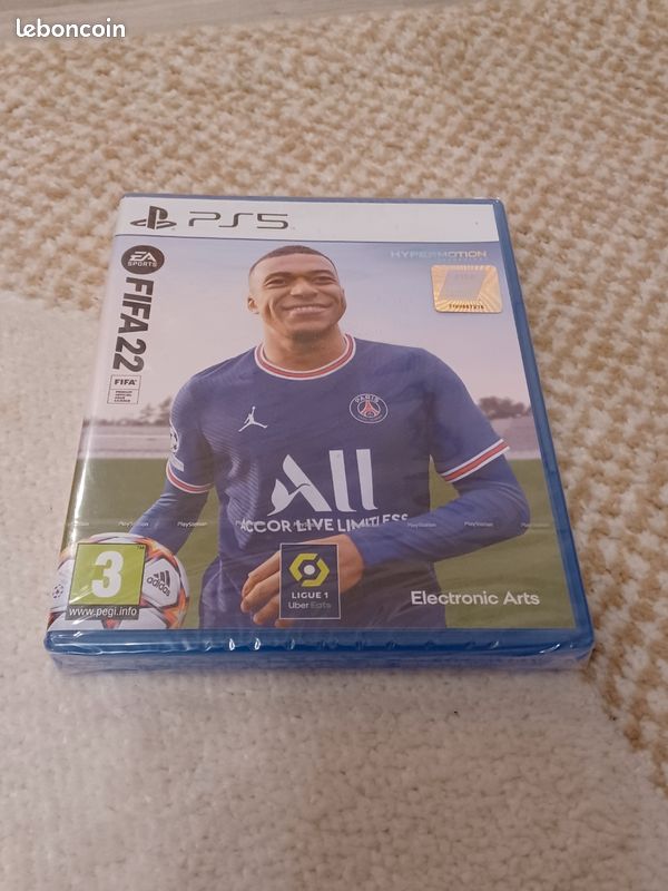 Jeu FIFA 22 Pour PS5 - Neuf Sous Blister, Version PAL