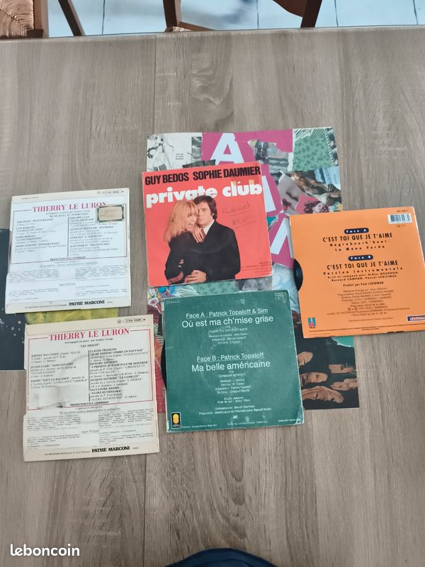 5 Vinyles humours 45 tours (image 2)