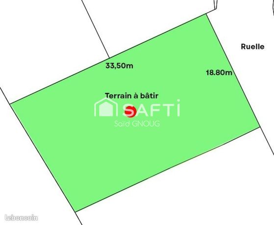 Terrain 614 m² DALLON
