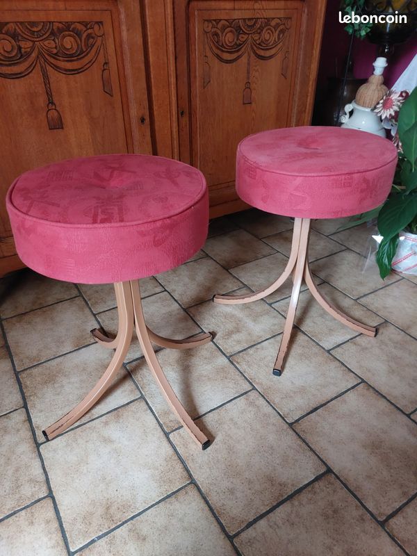 Paire de tabourets industriels design (image 1)