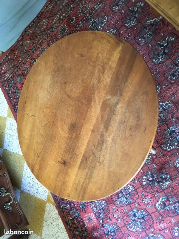 Table ronde en noyer (image 3)