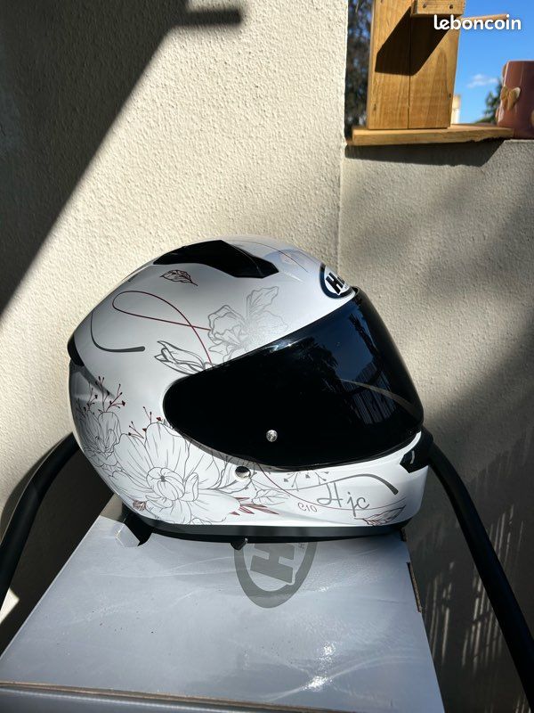 Casque moto HJC C10 Epik MC8 Blanc (image 3)