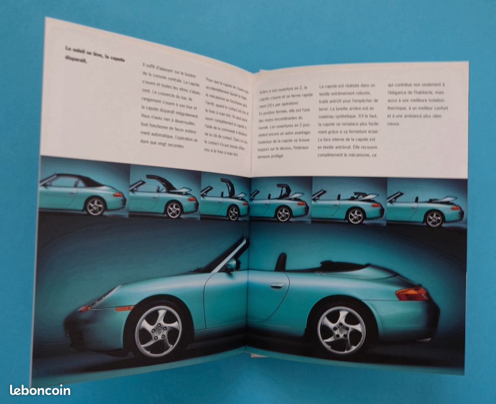 🚗 Catalogue Brochure Prospectus voiture 1998 PORSCHE 911 (image 3)