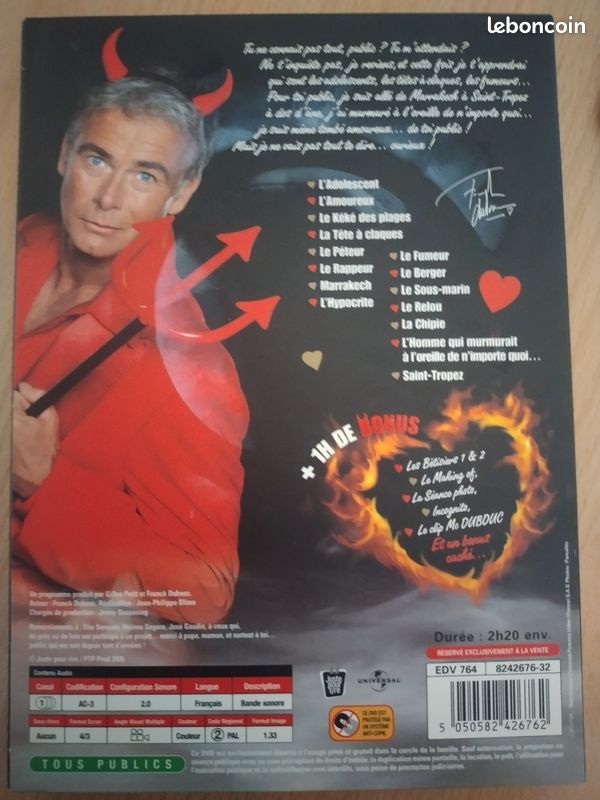 DVD Franck Dubosc Pour toi Public 2 (image 2)