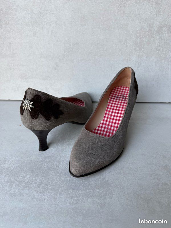 Escarpins Diavolezza cuir Made in Italy T38 (image 1)