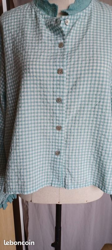 Très jolie chemise manches longues femme T U (image 2)