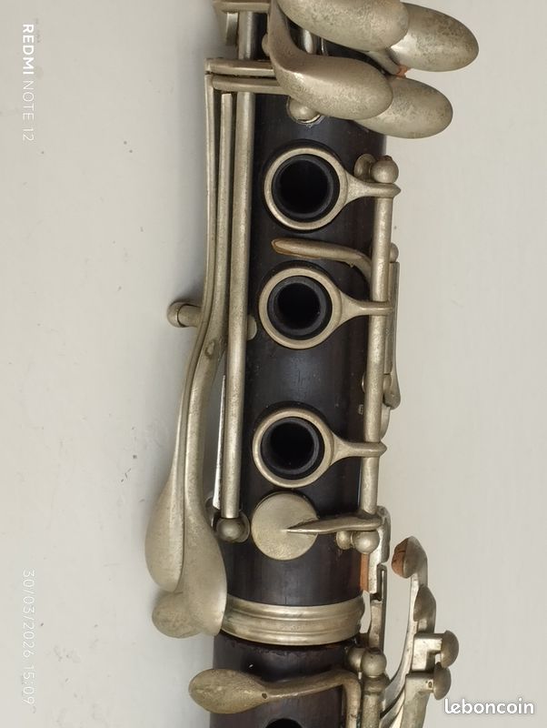 Jolie clarinette en bois ancienne (image 6)