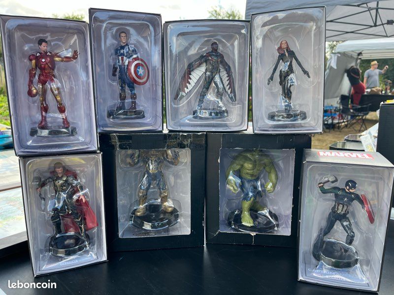 Lot de 8 figurines Marvel Movie Collection Altaya + certificats d’authenticité (image 1)
